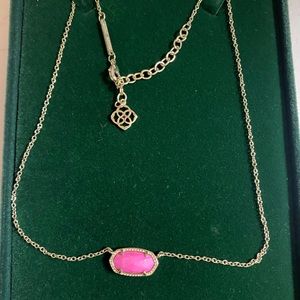 Kendra Scott Elisa Necklace in Pink